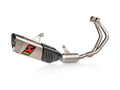 Akrapovic Titanium Silencer Stainless 2-1 System - Race Removable Baffle – Yamaha YZF-R7 2021–2025