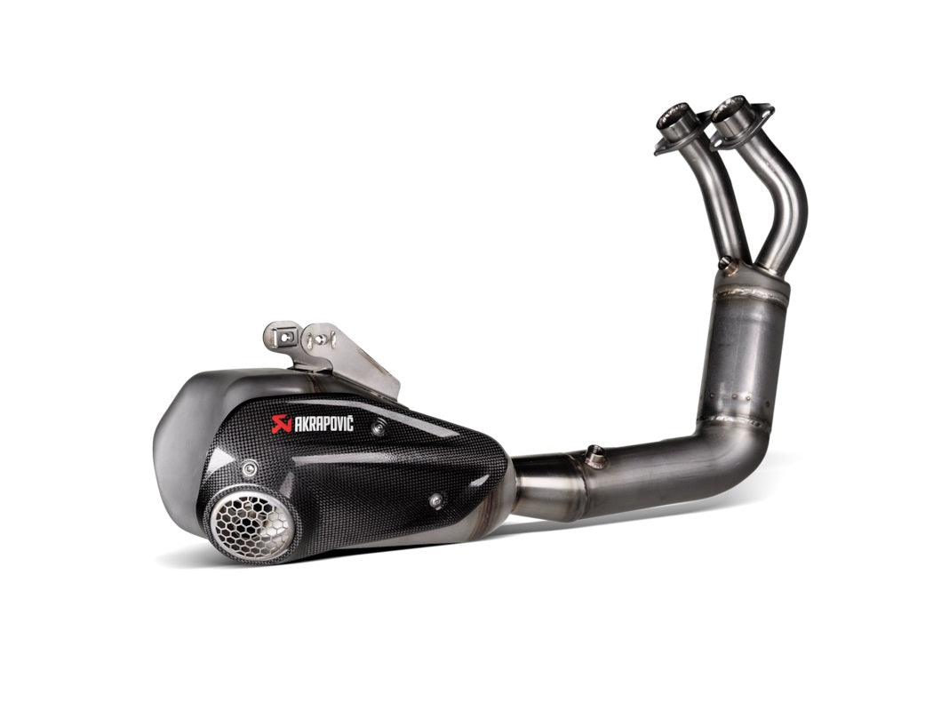 Akrapovic Titanium Silencer Stainless 2-1 System - Road Legal – Yamaha MT-07 2021–2024 / Yamaha MT-07 2025–2026