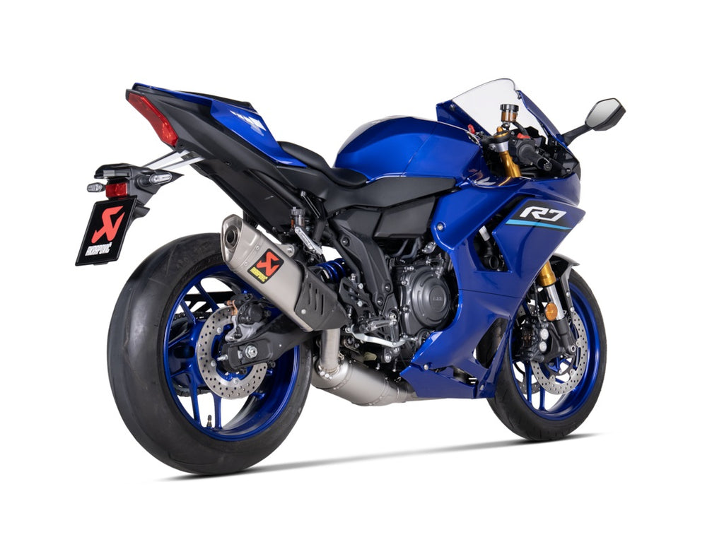 Akrapovic Titanium Silencer Stainless 2-1 System - Road Legal – Yamaha YZF-R7 2026