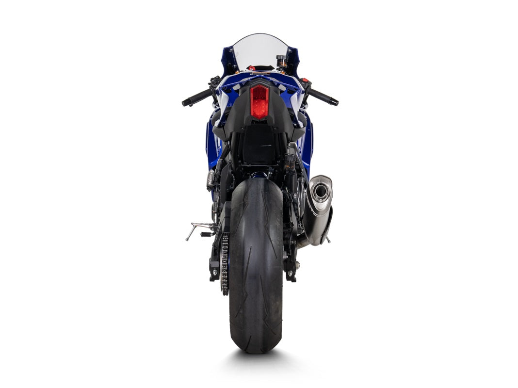 Akrapovic Titanium Silencer Stainless 2-1 System - Race Removable Baffle – Yamaha YZF-R7 2026