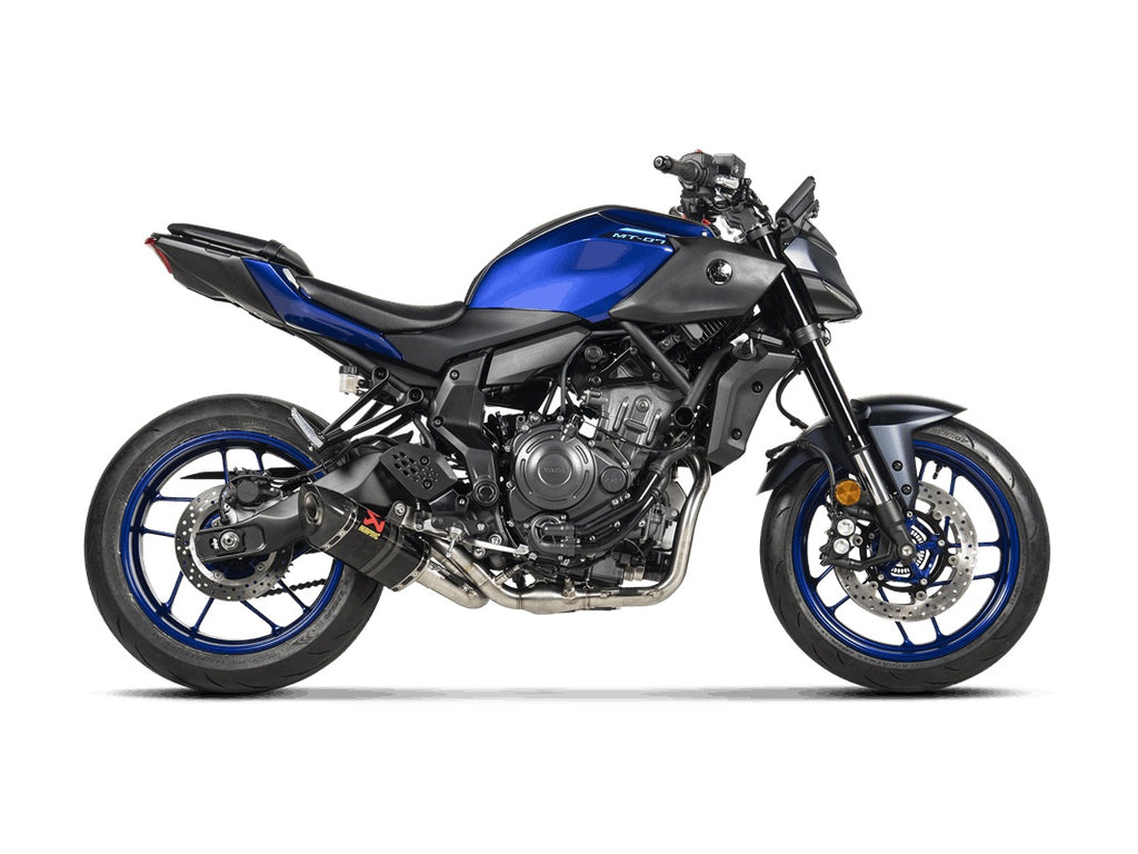 Akrapovic Carbon Silencer Complete 2-1 Race System - Hexagonal - Race Removable Baffle – Yamaha MT-07 2014–2020 / Yamaha MT-07 2021–2024 / …