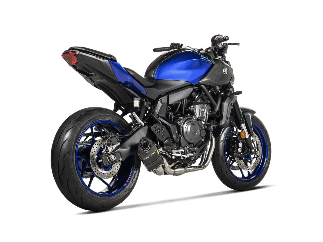 Akrapovic Carbon Silencer Complete 2-1 Race System - Hexagonal - Race Removable Baffle – Yamaha MT-07 2014–2020 / Yamaha MT-07 2021–2024 / …