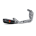 Akrapovic Carbon Silencer 3-1 Race System - (Must Remove Centre Stand) - Hexagonal - Race Removable Baffle – Yamaha MT-09 2013–2020