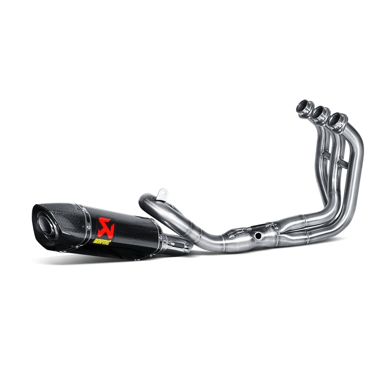Akrapovic Carbon Silencer 3-1 Race System - (Must Remove Centre Stand) - Hexagonal - Race Removable Baffle – Yamaha MT-09 2013–2020