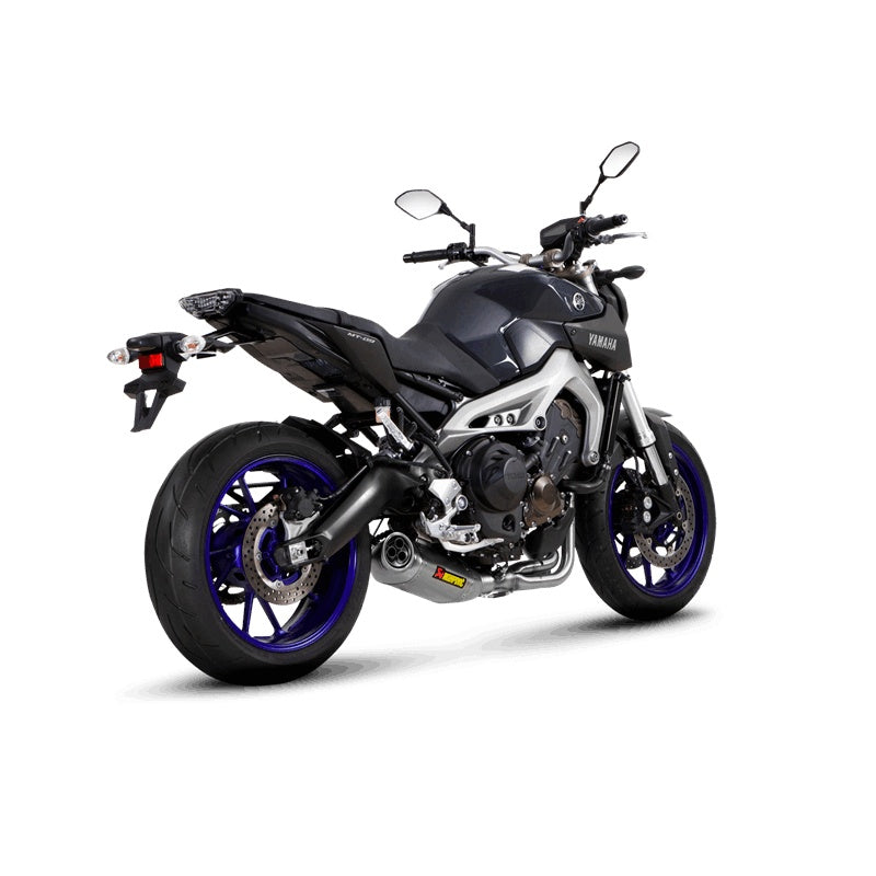 Akrapovic Titanium Silencer Stainless 3-1 System - Road Legal Removable Baffle – Yamaha MT-09 2013–2016 / Yamaha MT-09 2017–2020