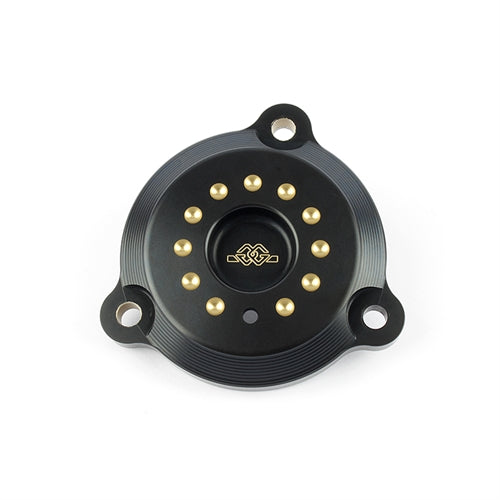 Gilles Front Belt Pulley Cover - Black & Gold