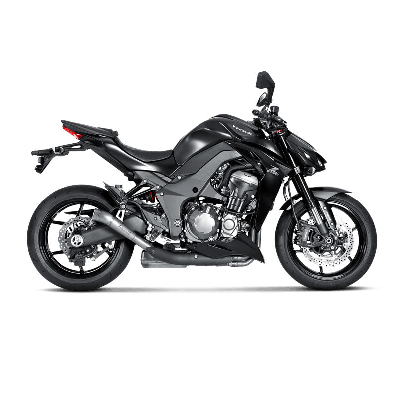 Akrapovic Titanium Silencer Slip-On Kit - (Cannot Be Used With Panniers) Pair Megaphone Style - Race Removable Baffle – Kawasaki Z1000 2014–2022