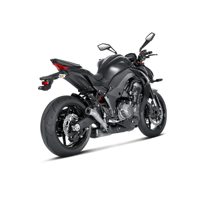Akrapovic Titanium Silencer Slip-On Kit - (Cannot Be Used With Panniers) Pair Megaphone Style - Race Removable Baffle – Kawasaki Z1000 2014–2022