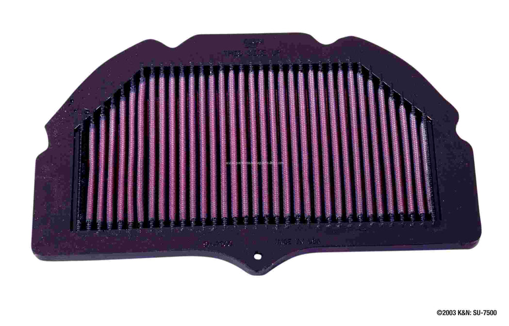 K&N Performance Air Filter – Suzuki GSX-R1000 2001–2002 / Suzuki GSX-R1000 2003–2004 / …