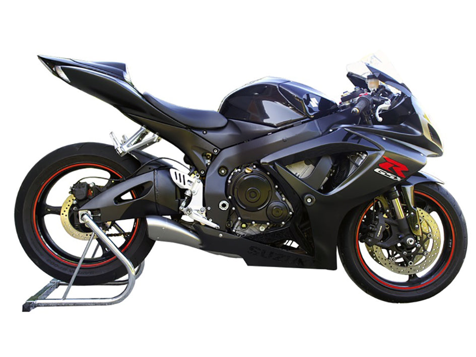 HP Corse Hydroform Satin Stainless Steel Slip-On Kit (Road Legal) – Suzuki GSX-R600 2006–2007 / Suzuki GSX-R750 2006–2007