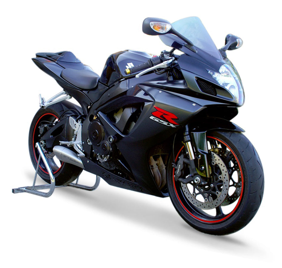 HP Corse Hydroform Satin Stainless Steel Slip-On Kit (Road Legal) – Suzuki GSX-R600 2006–2007 / Suzuki GSX-R750 2006–2007