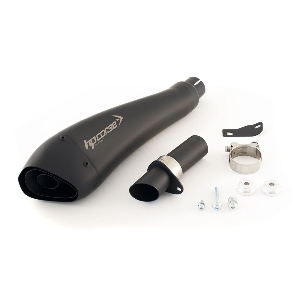 HP Corse Hydroform Black Coated Stainless Steel Slip-On Kit (Road Legal) – Suzuki GSX-R1000 2005–2006