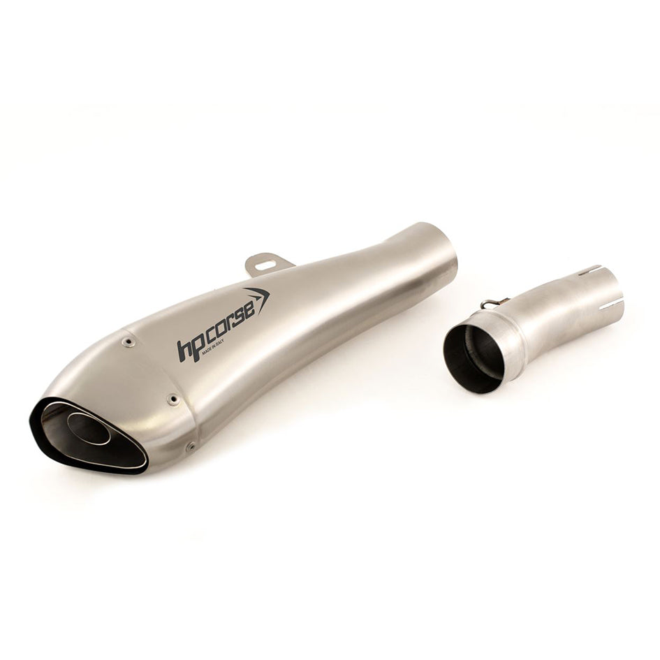 HP Corse Hydroform Satin Stainless Steel Slip-On Kit (Road Legal) – Suzuki GSX-R600 2008–2010 / Suzuki GSX-R750 2008–2010