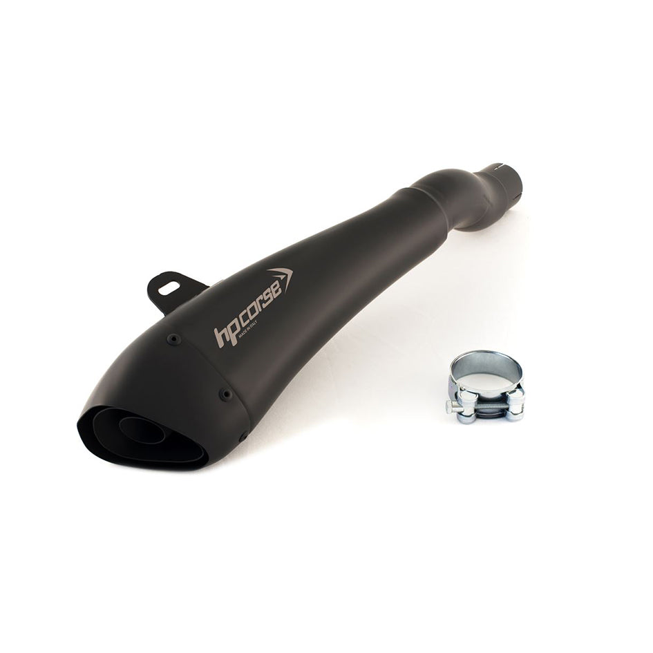 HP Corse Hydroform Black Coated Stainless Steel Slip-On Kit (Road Legal) – Suzuki GSX-R600 2008–2010 / Suzuki GSX-R750 2008–2010
