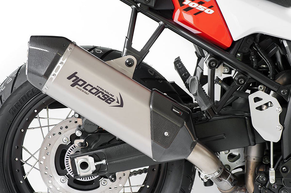 HP Corse SPS Carbon 350 Titanium Slip-On Kit (Road Legal) – Suzuki V-Strom 1050 (All Models) 2020–2024