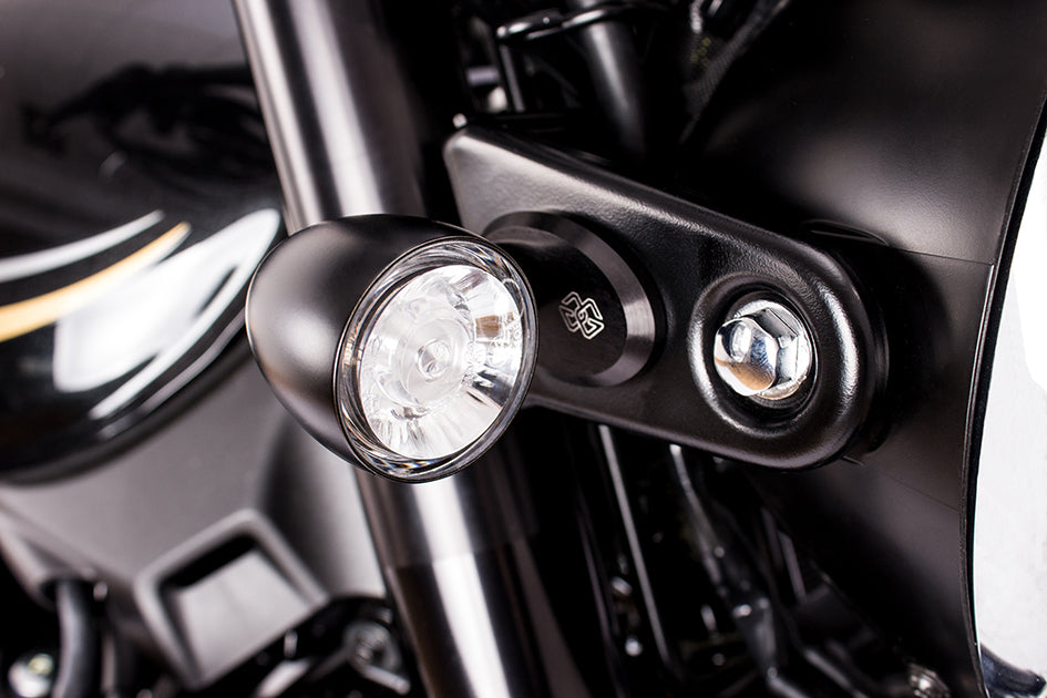 Gilles Indicator Adaptor Plates - For Use With Aftermarket Indicators - Black