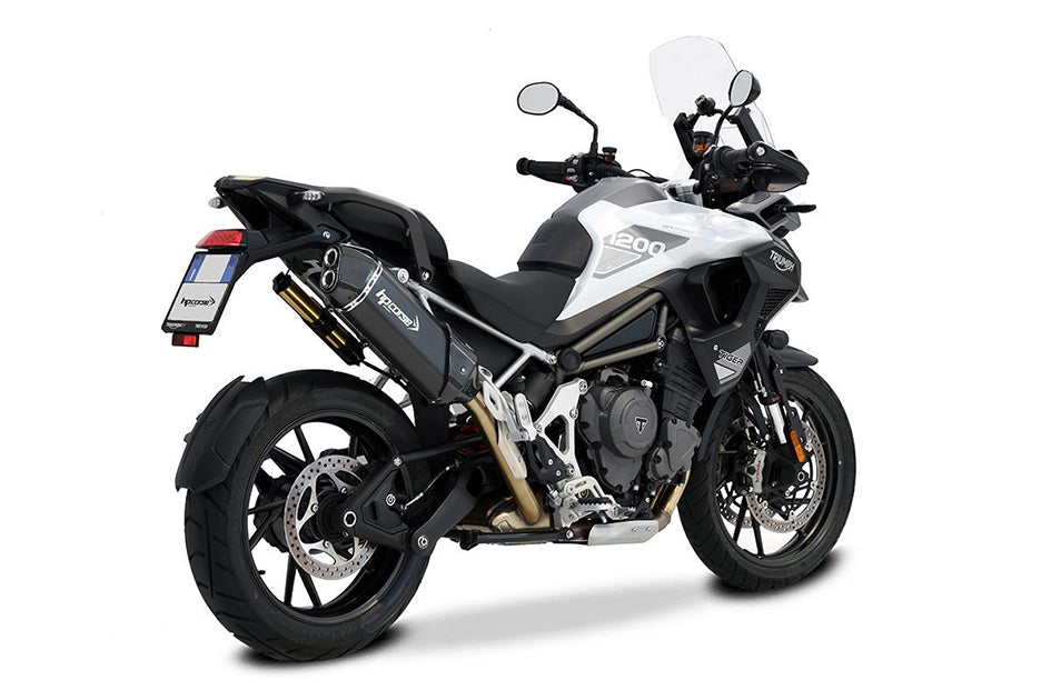 HP Corse SPS Carbon 350 Black Coated Titanium Slip-On Kit (Road Legal)