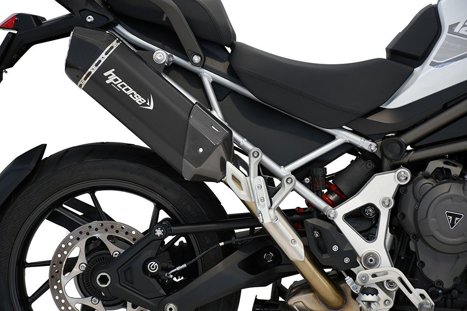 HP Corse SPS Carbon 350 Black Coated Titanium Slip-On Kit (Road Legal)