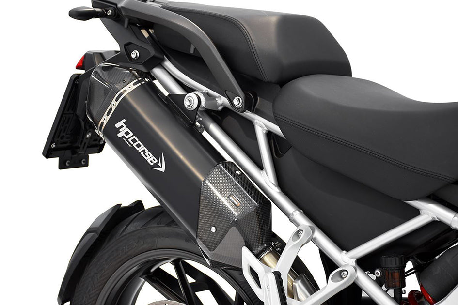 HP Corse SPS Carbon 350 Black Coated Titanium Slip-On Kit (Road Legal)
