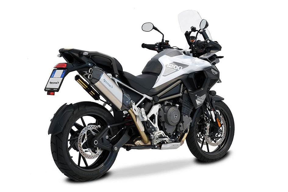 HP Corse SPS Carbon 350 Titanium Slip-On Kit (Road Legal) – Triumph Tiger 1200 X / Explorer All Models 2021–2026