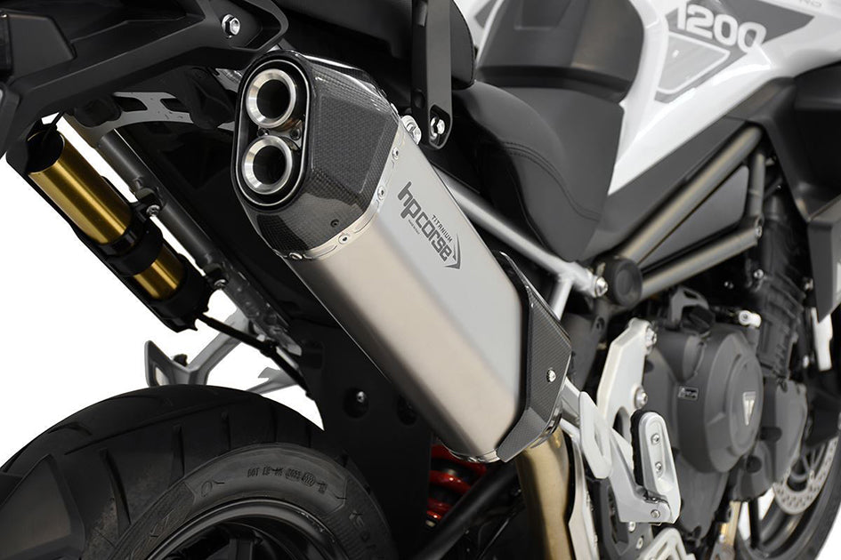 HP Corse SPS Carbon 350 Titanium Slip-On Kit (Road Legal) – Triumph Tiger 1200 X / Explorer All Models 2021–2026