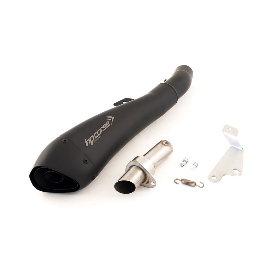 HP Corse Hydroform Black Coated Stainless Steel Slip-On Kit (Road Legal) – Triumph Speed Triple 1050 2007–2010