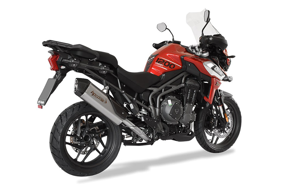 HP Corse SPS Carbon Titanium Slip-On Kit (Road Legal) – Triumph Tiger 1200 X / Explorer All Models 2018–2020