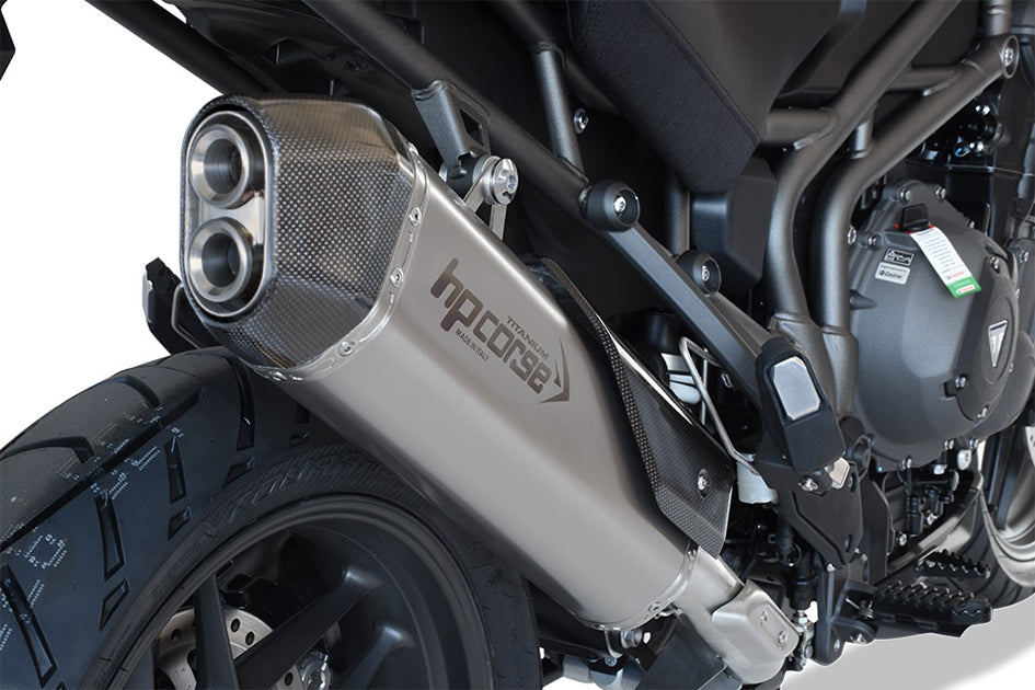 HP Corse SPS Carbon Titanium Slip-On Kit (Road Legal) – Triumph Tiger 1200 X / Explorer All Models 2018–2020