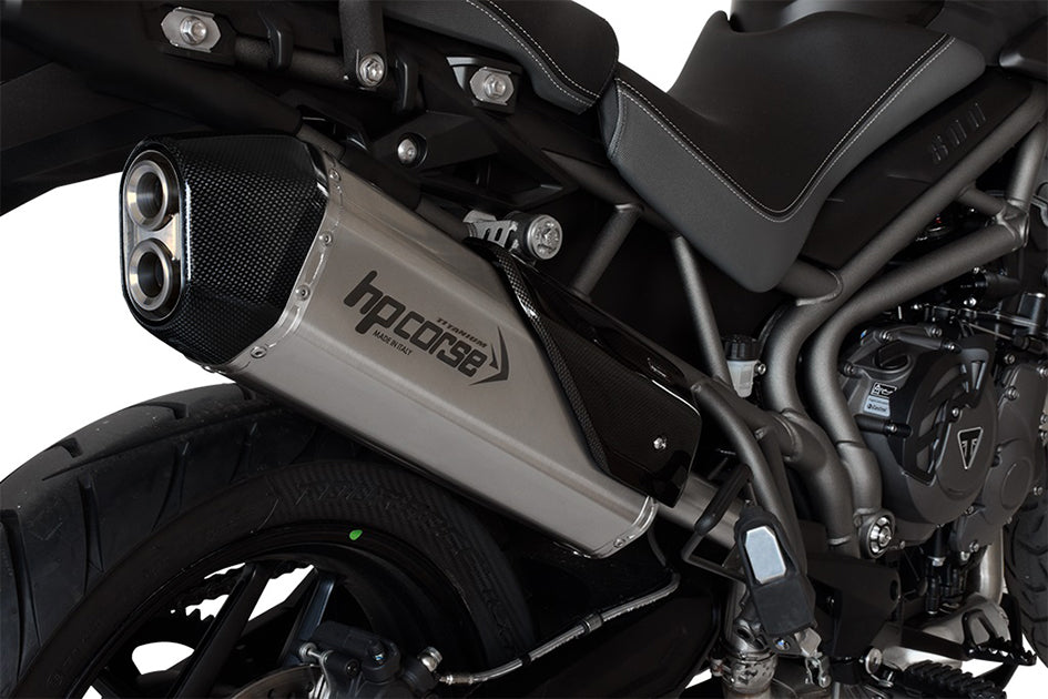 HP Corse SPS Carbon Titanium Slip-On Kit (Road Legal) (TRSPS800T-AB)