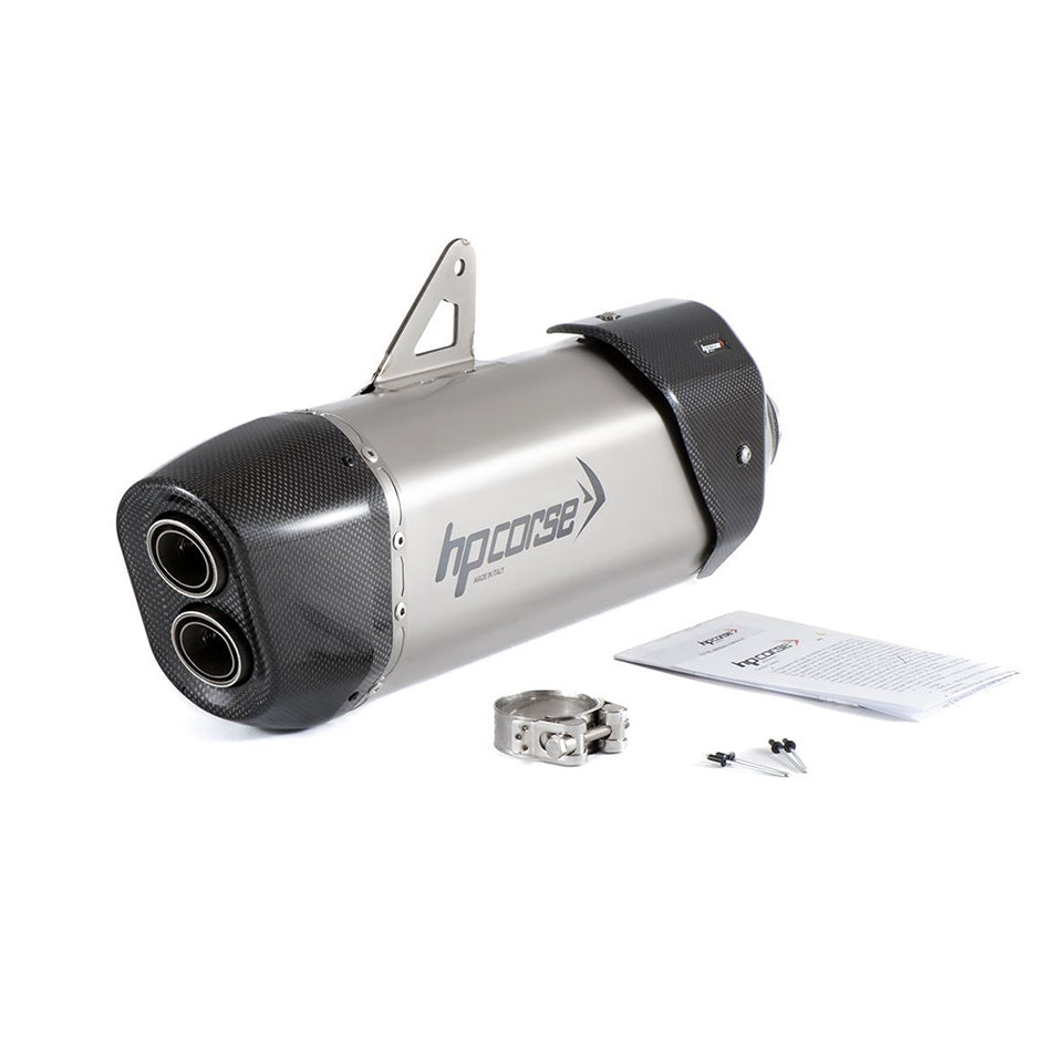 HP Corse SPS Carbon 350 Titanium Slip-On Kit (Road Legal) – Triumph Tiger 850 Sport 2021–2023 / Triumph Tiger 900 / GT / Rally 2020–2023