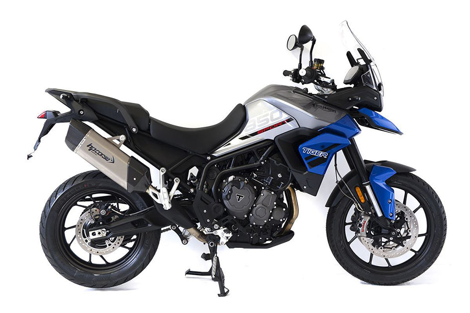 HP Corse SPS Carbon 350 Titanium Slip-On Kit (Road Legal) – Triumph Tiger 850 Sport 2021–2023 / Triumph Tiger 900 / GT / Rally 2020–2023