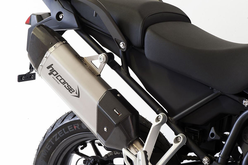 HP Corse SPS Carbon 350 Titanium Slip-On Kit (Road Legal) – Triumph Tiger 850 Sport 2021–2023 / Triumph Tiger 900 / GT / Rally 2020–2023