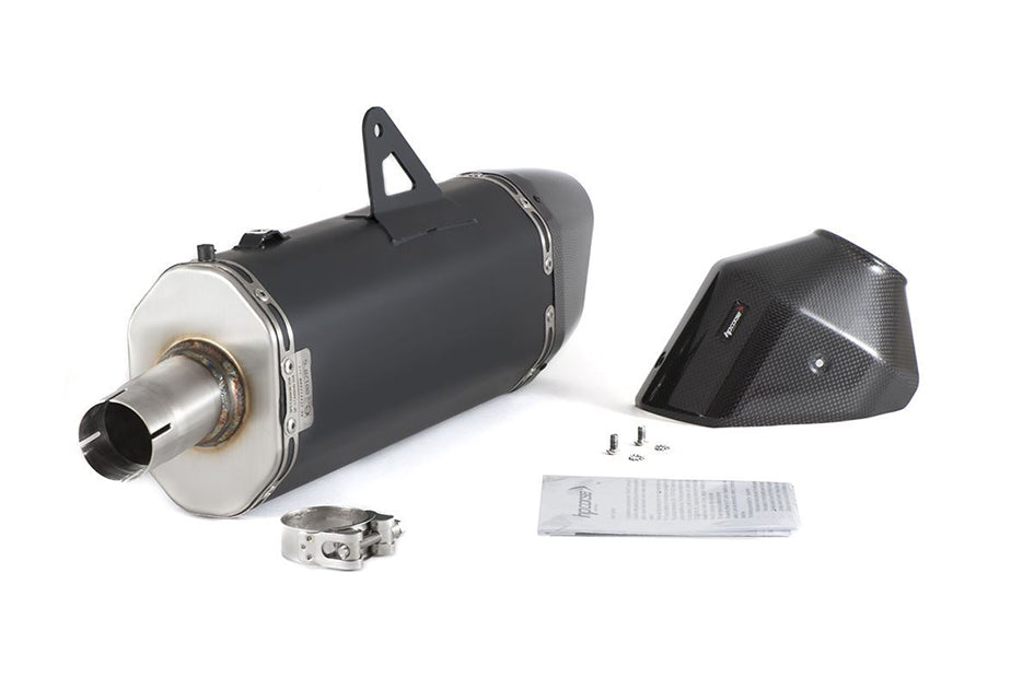 HP Corse SP-3 Carbon 350 Black Coated Stainless Steel Slip-On Kit (Road Legal)