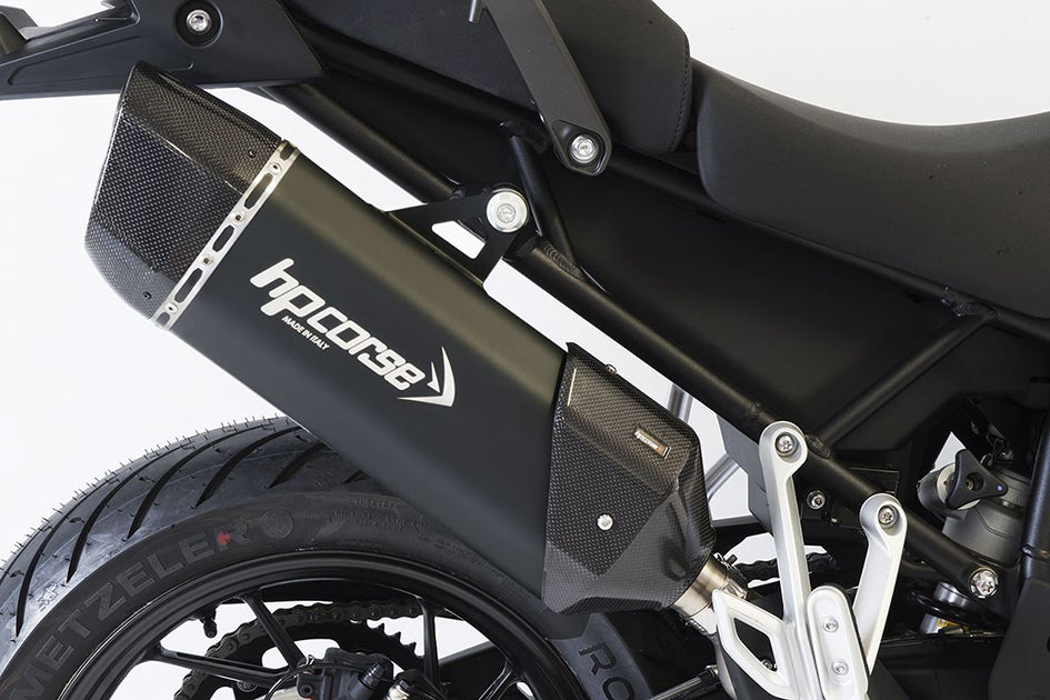 HP Corse SP-3 Carbon 350 Black Coated Stainless Steel Slip-On Kit (Road Legal)
