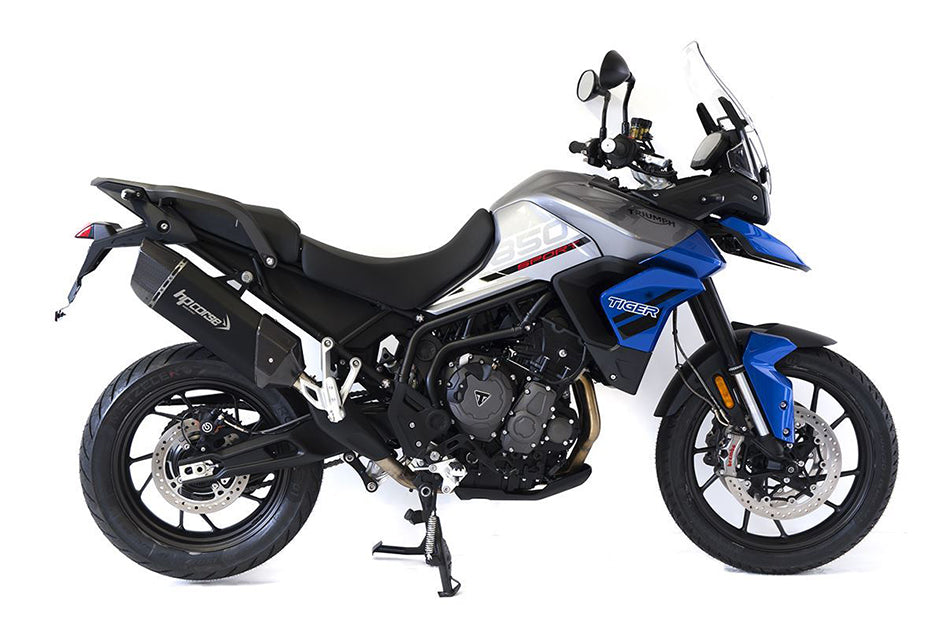 HP Corse SP-3 Carbon 350 Black Coated Stainless Steel Slip-On Kit (Road Legal)
