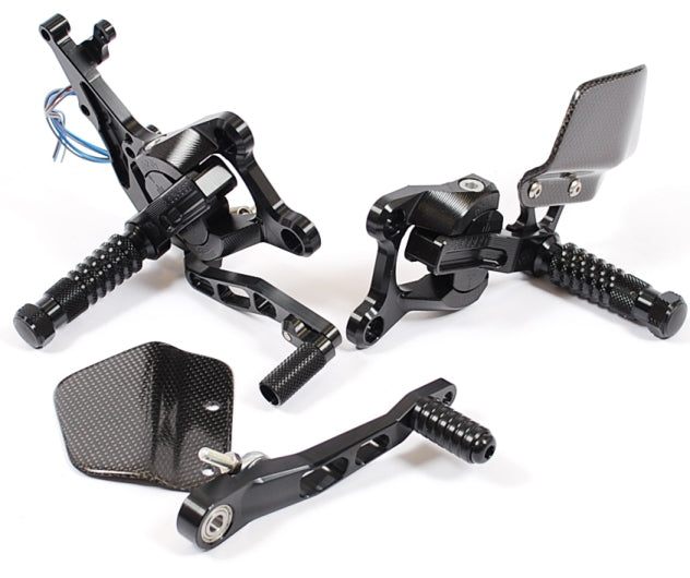 Gilles VCR Adjustable Rearset Kit - Standard Shift Only
