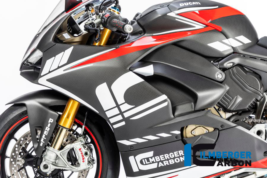 Ilmberger Carbon Fairing Side Panel (Left) - Matt Finish - (V4 / S Models)