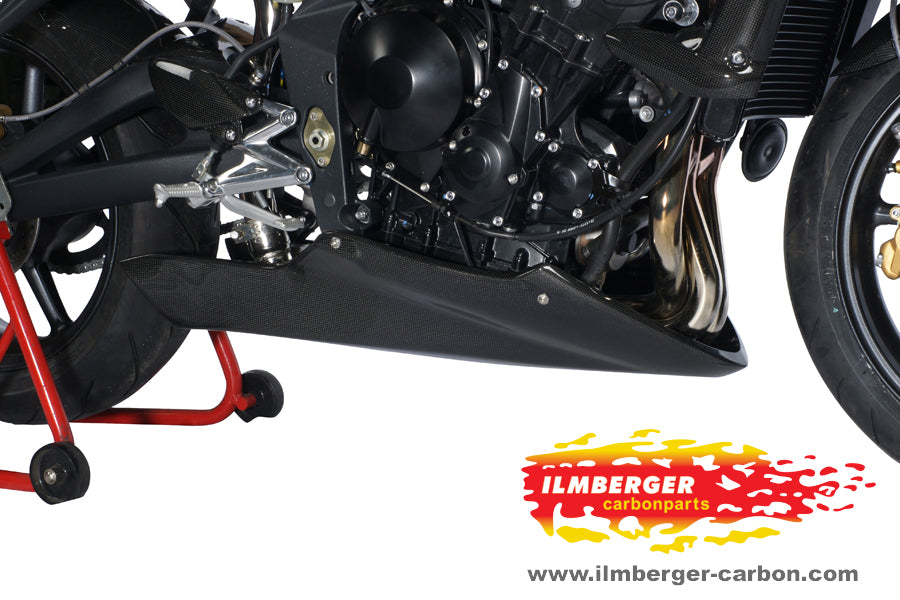 Ilmberger Carbon Bellypan – Triumph Street Triple 675 2008–2012 / Triumph Street Triple R 675 2009–2012
