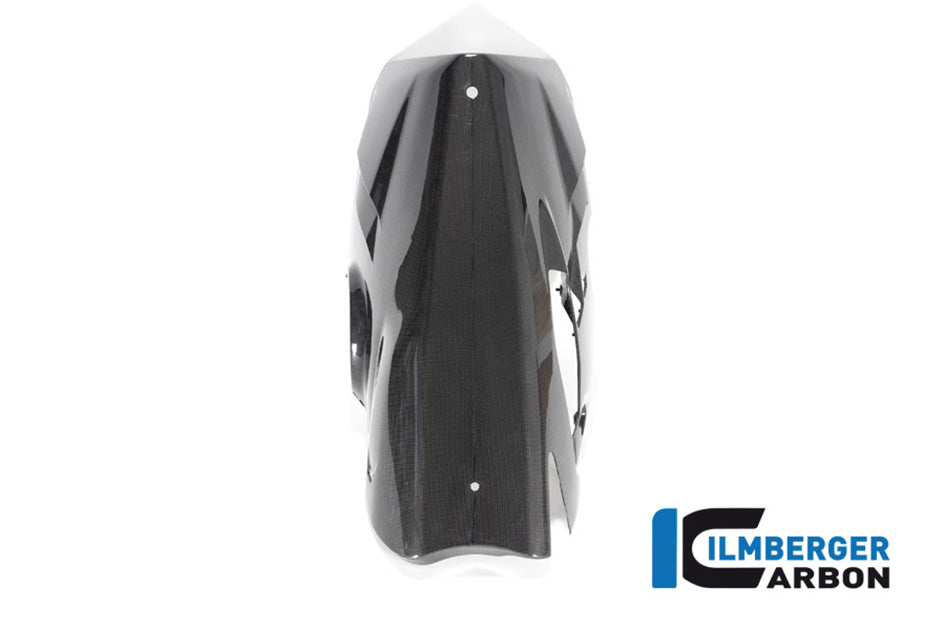 Ilmberger Carbon Bellypan For Lower Exhaust and Sidestand (Gloss Finish) - (V4 / S Models)