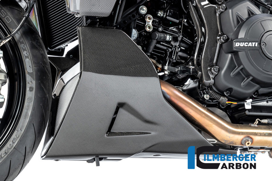 Ilmberger Carbon Bellypan Left Side - Gloss Finish