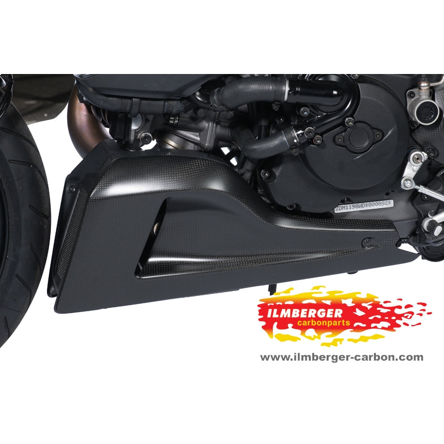 Ilmberger Carbon Bellypan/Oilcoolercover Left side - (Matt Finish)