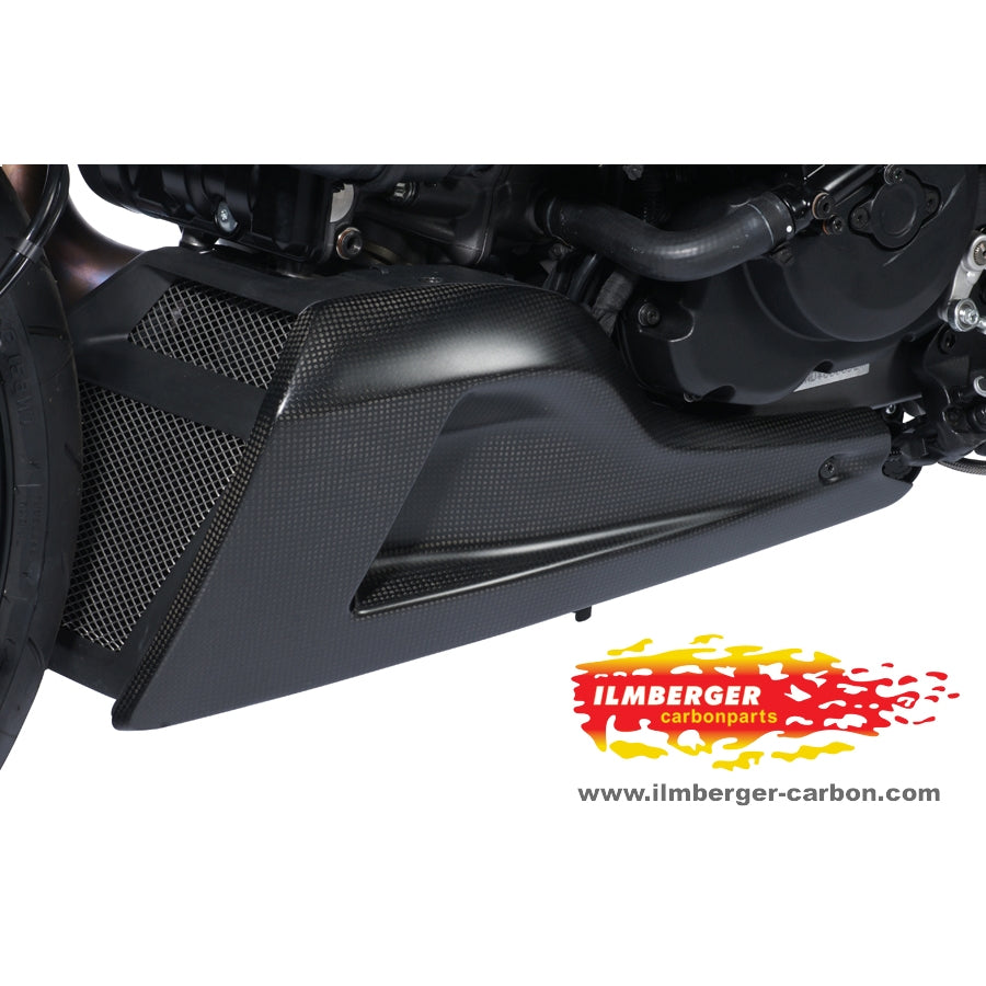 Ilmberger Carbon Bellypan/Oilcoolercover Left side - (Matt Finish)