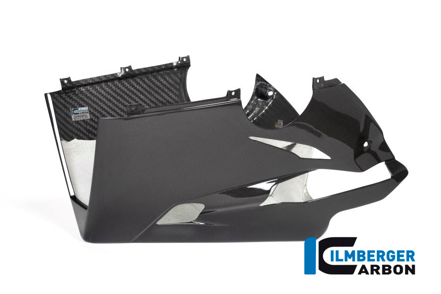 Ilmberger Carbon Bellypan (For Use With Akrapovic Full System) - Gloss Finish - (V4 / S & R Models)