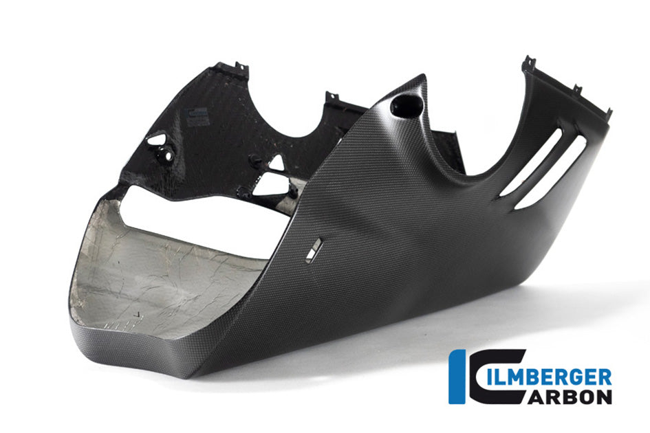 Ilmberger Carbon Bellypan For Higher Exhaust and Sidestand (Matt Finish) - (V4 / S Models)