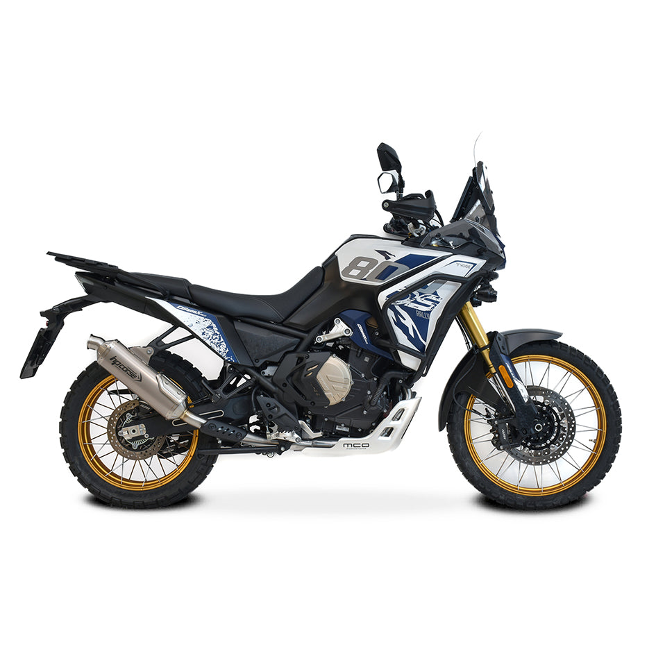 HP Corse SP-1 Evo Titanium Slip-On Kit (Road Legal) – Voge DS 800X Rally 2025–2026