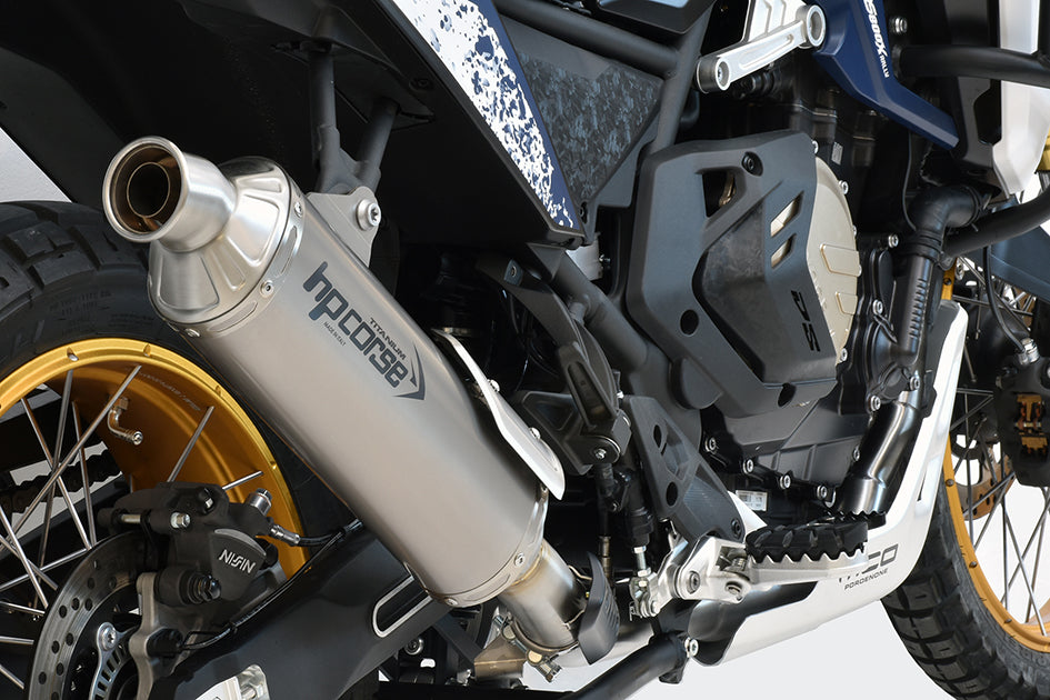 HP Corse SP-1 Evo Titanium Slip-On Kit (Road Legal) – Voge DS 800X Rally 2025–2026