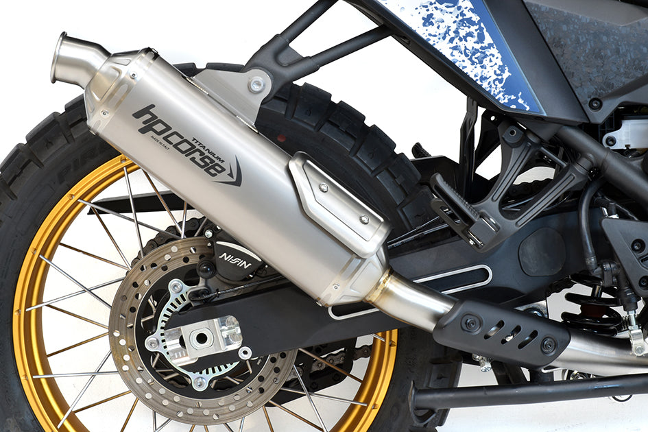 HP Corse SP-1 Evo Titanium Slip-On Kit (Road Legal) – Voge DS 800X Rally 2025–2026