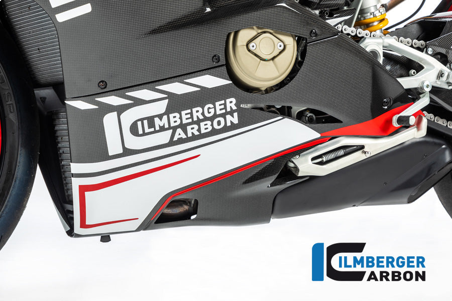 Ilmberger Carbon Bottom Side Panel (Left) - Gloss Finish - (V4 / S & R Models)