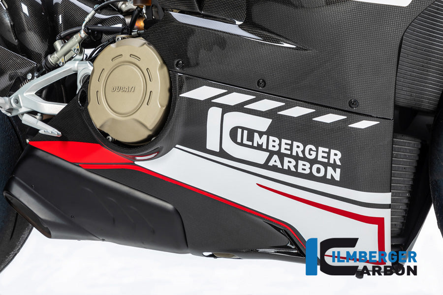 Ilmberger Carbon Bottom Side Panel (Right) - Gloss Finish - (V4 / S & R Models)