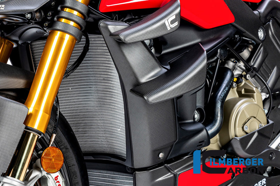 Ilmberger Carbon Radiator Cover (Left) (Matt Finish)